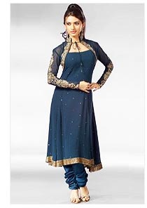 Anarkali Churidar Suits with Jacket