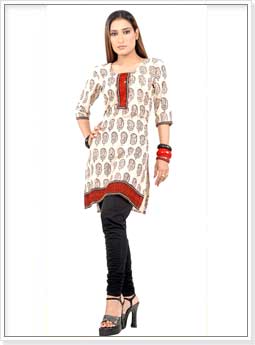 Batik Print Kurti