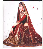 Silk Satin Bridal Lehenga