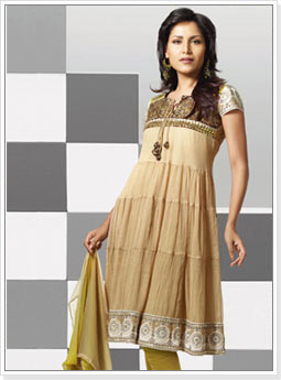 Anarkali Churidar Suit