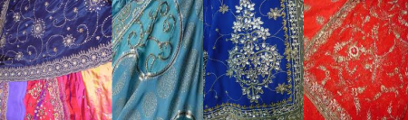 Indian Embroidered Sarees
