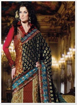 Embellished Saree Blouse Style