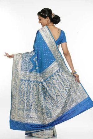 Gujarati Brocade Saree