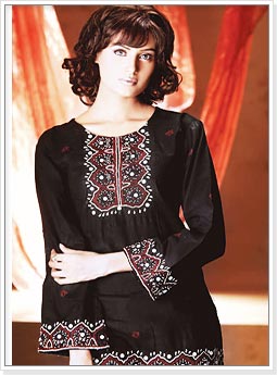 Black Kurti Design