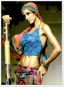 Jesse Randhawa, the supermodel in Gypsy/Banjara Skirt