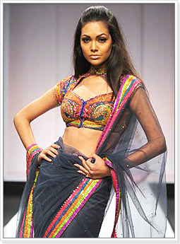 Model Preeti Kapoor in Saree