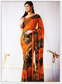 Designer Saree in Bold Prints