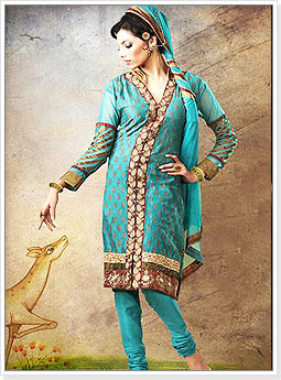 Designer Bridal Churidar Suit