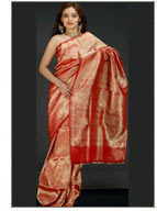 Red Banarasi Saree