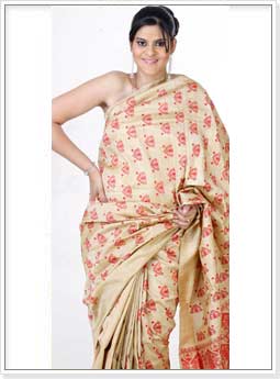 Assam Golden Muga Silk Sarees