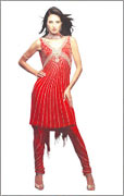 Indo-western salwar suit