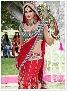 Katrina Kaif in Indian Bridal Dress